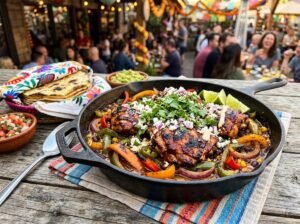 Grilled BBQ Chicken Fiesta Skillet