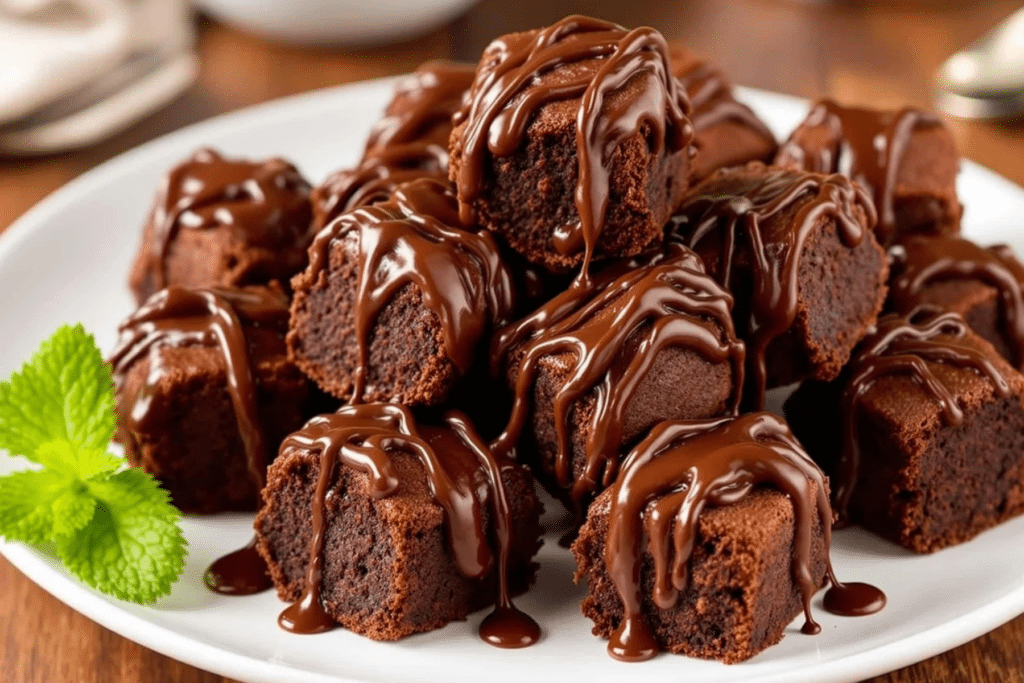 Air Fryer Brownie Bites