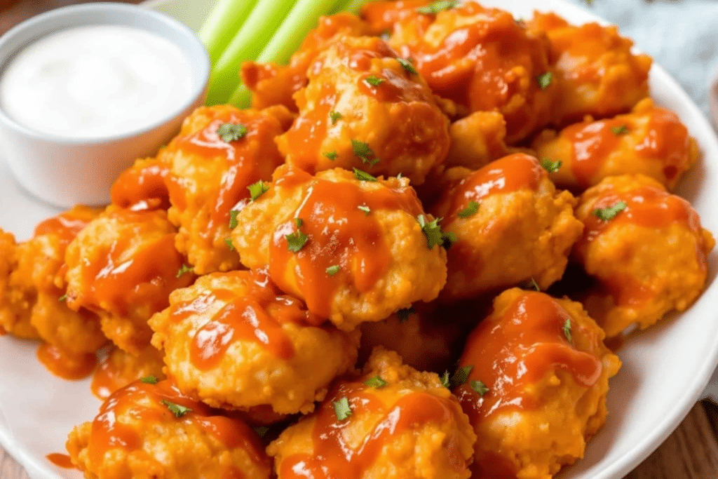 Air Fryer Buffalo Chicken Bites