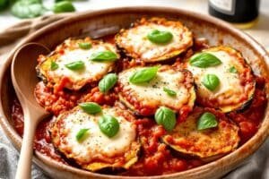Air Fryer Eggplant Parmesan