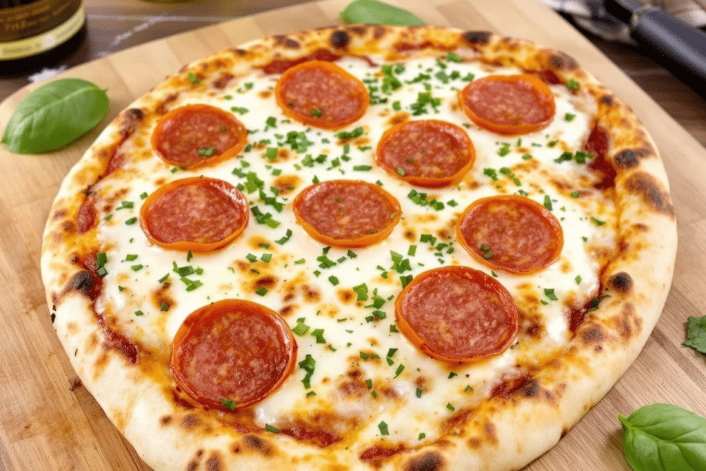 Air Fryer Flatbread Pizza