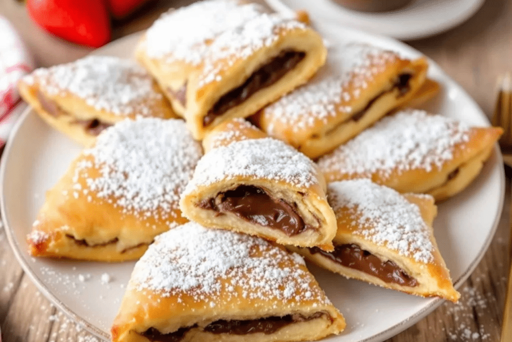 Air Fryer Nutella Pastries