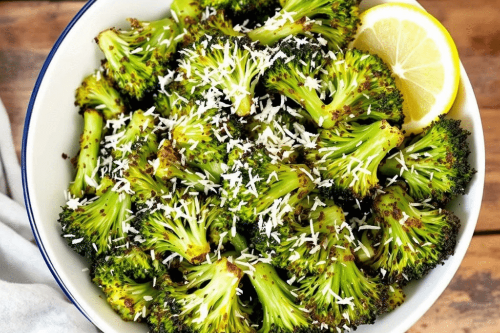 Air Fryer Roasted Broccoli