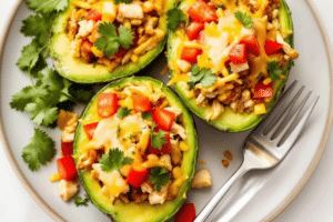 Air Fryer Stuffed Avocados