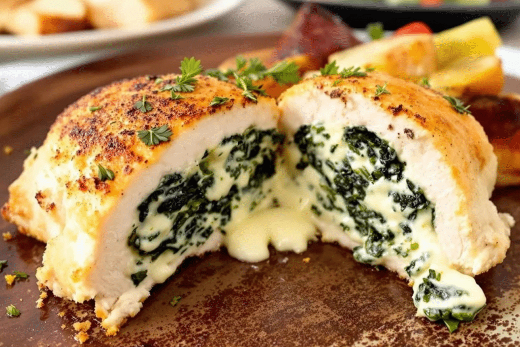 Air Fryer Stuffed Chicken Breast