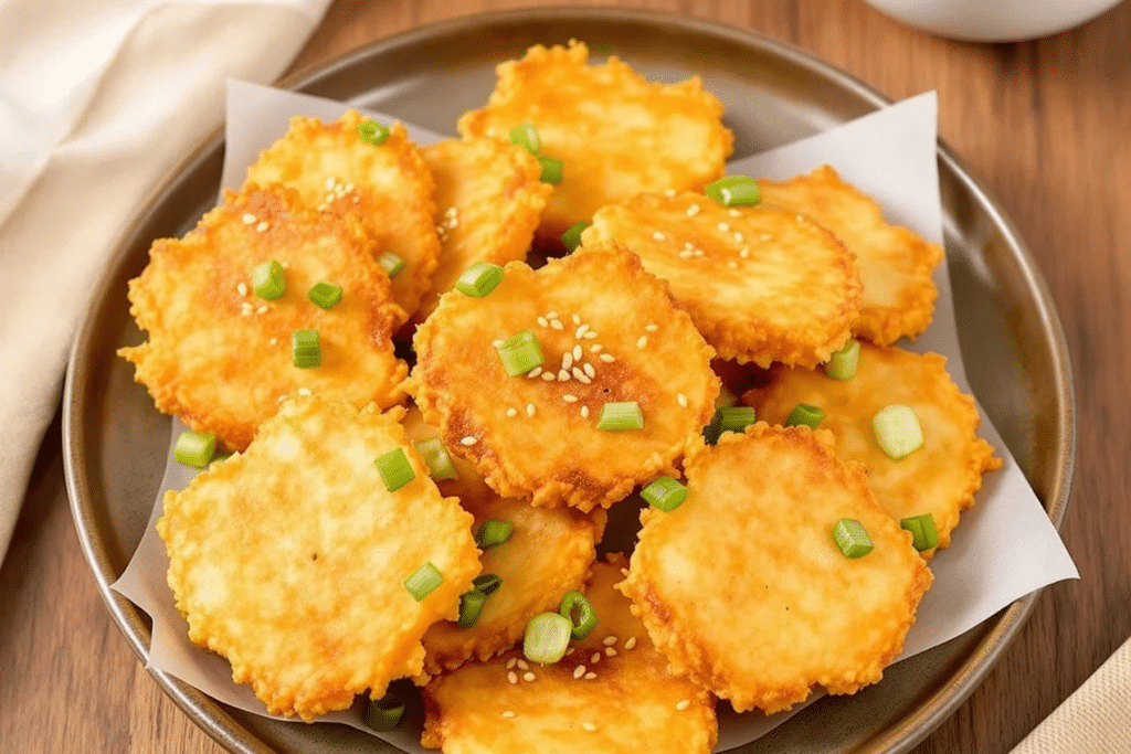 Air Fryer Tofu Crisps