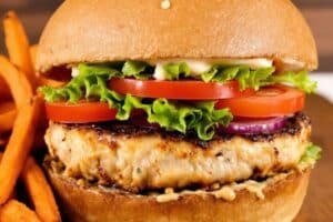 Air Fryer Turkey Burgers