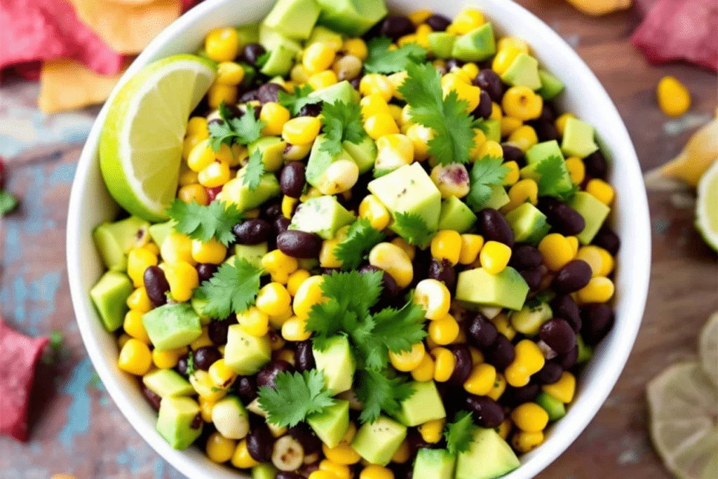 Avocado Corn Black Bean Salad