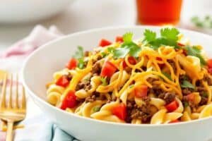 Beef Taco Pasta