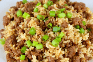 Beef and Garlic Butter Rice