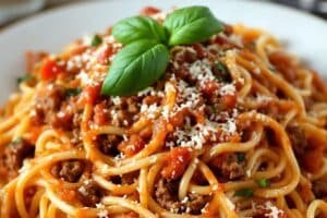 Beef and Tomato Pasta