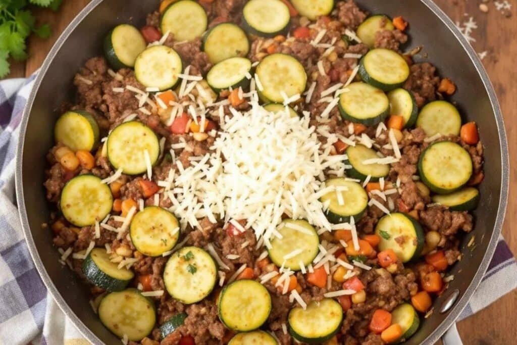 Beef and Zucchini Skillet