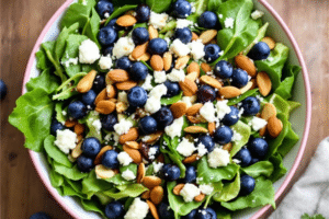 Blueberry Almond Salad