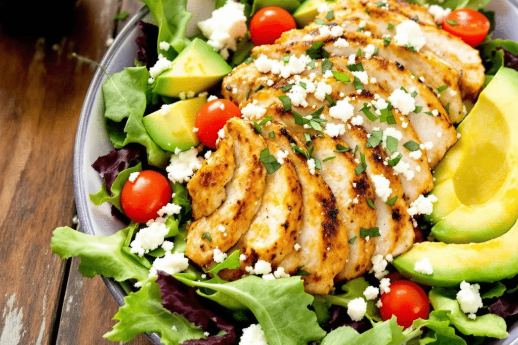 Cajun Chicken Avocado Salad