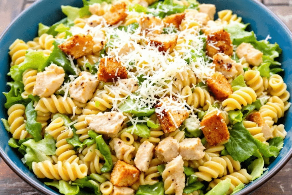 Chicken Caesar Pasta Salad