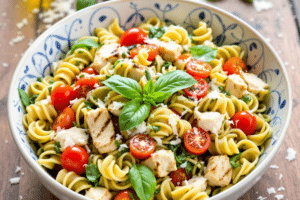 Chicken Pesto Pasta Salad