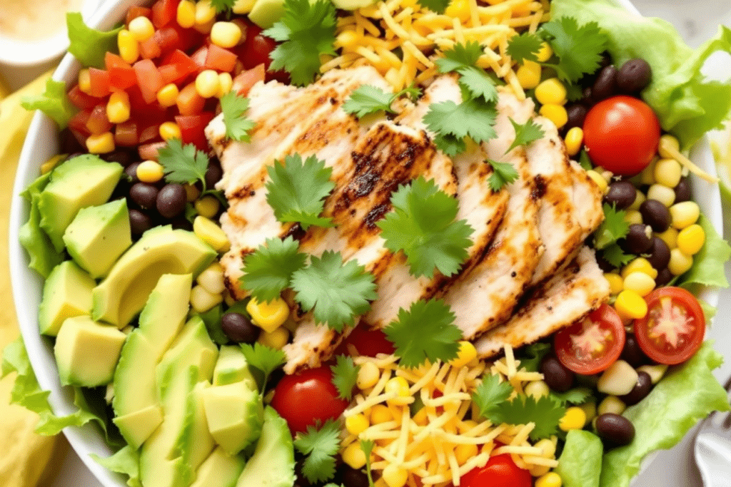 Chipotle Chicken Taco Salad Bowl