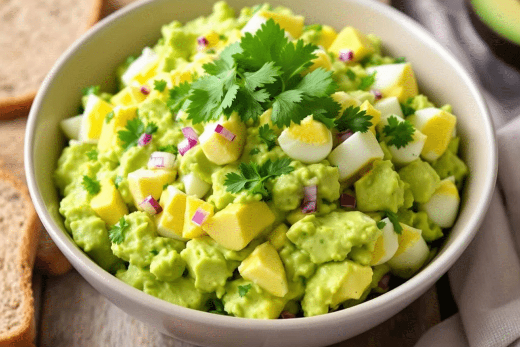 Creamy Avocado Egg Salad