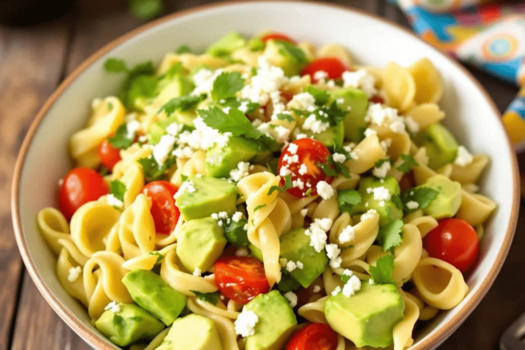 Creamy Avocado Pasta Salad