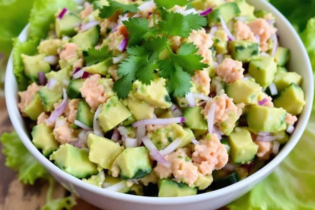 Creamy Avocado Tuna Salad