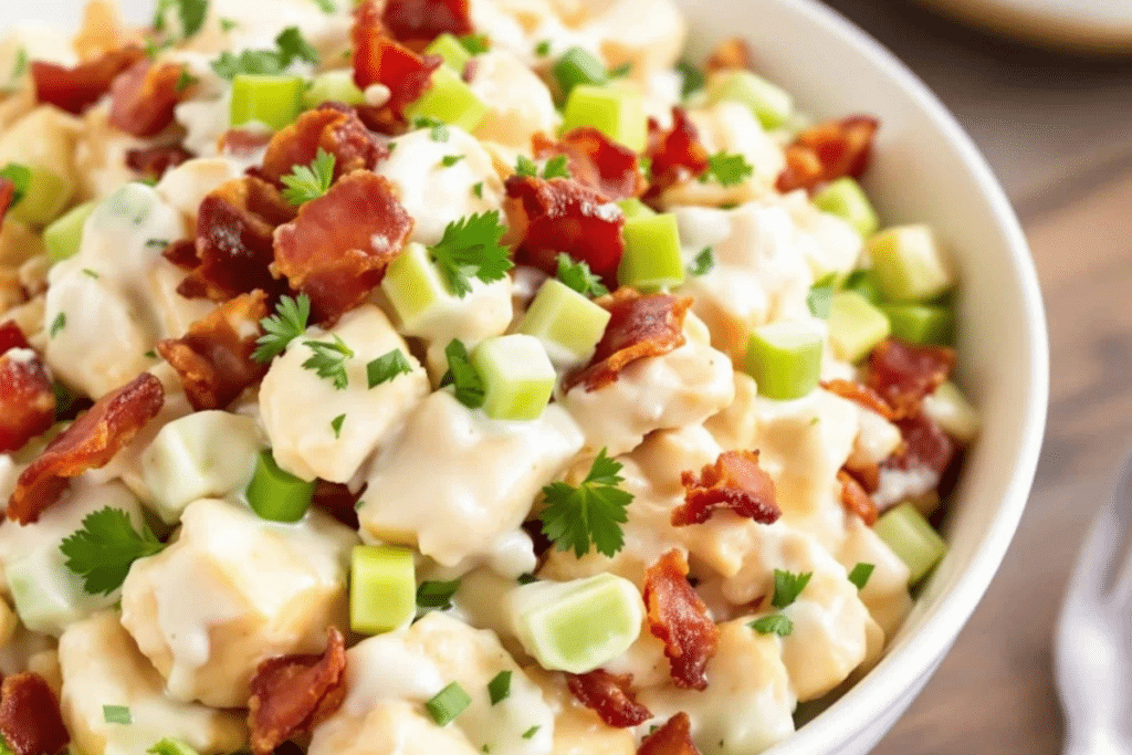 Creamy Bacon Ranch Chicken Salad