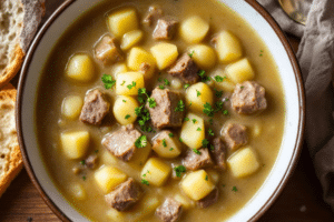 Creamy Beef and Potato Soup