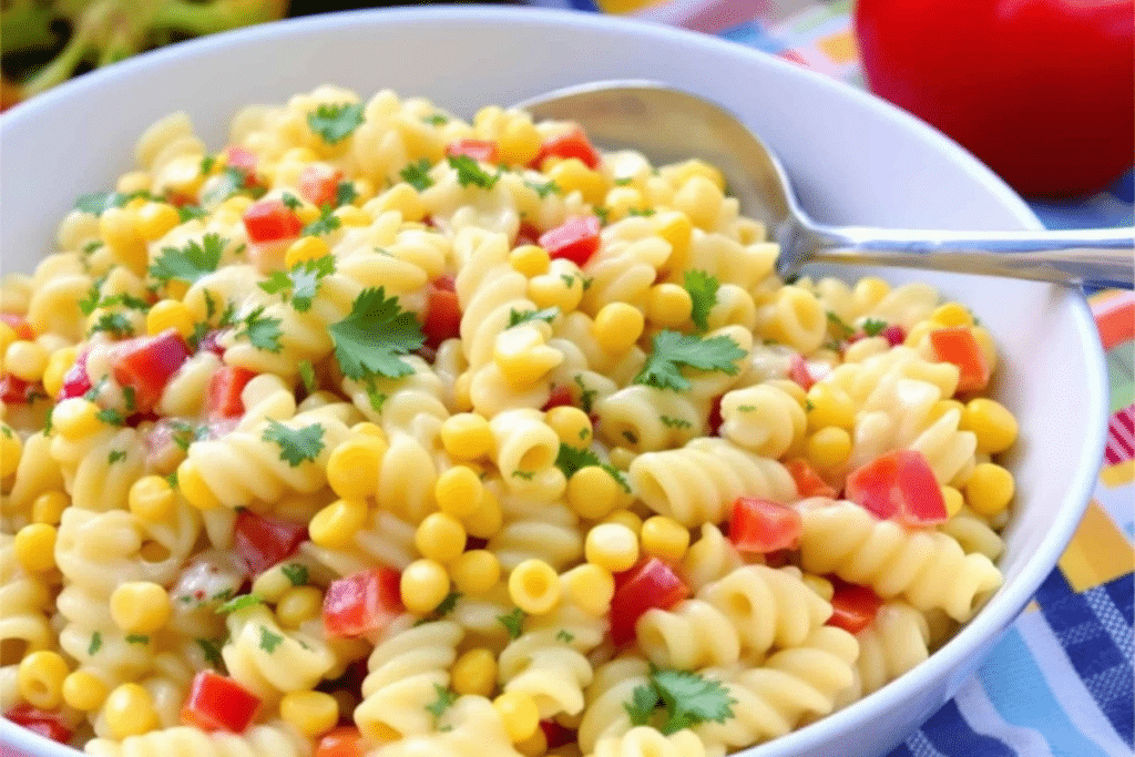 Creamy Corn Pasta Salad