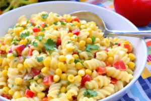 Creamy Corn Pasta Salad