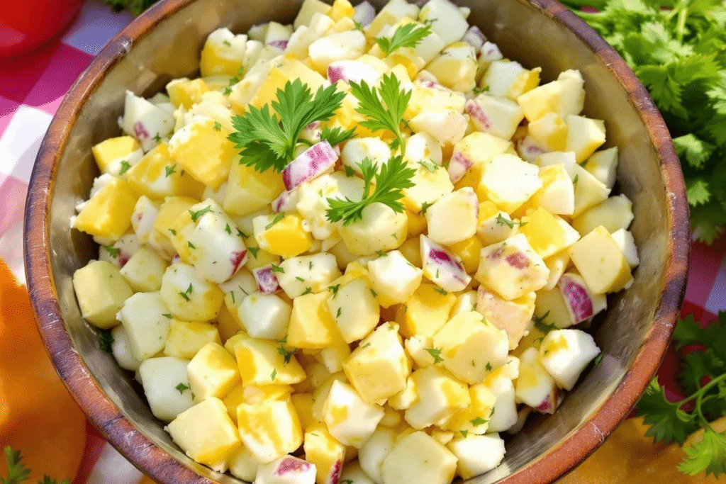 Creamy Deviled Egg Potato Salad