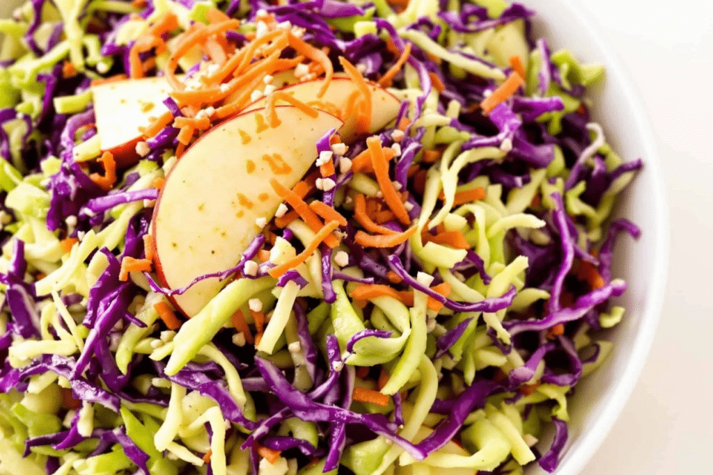 Crunchy Apple Cabbage Slaw