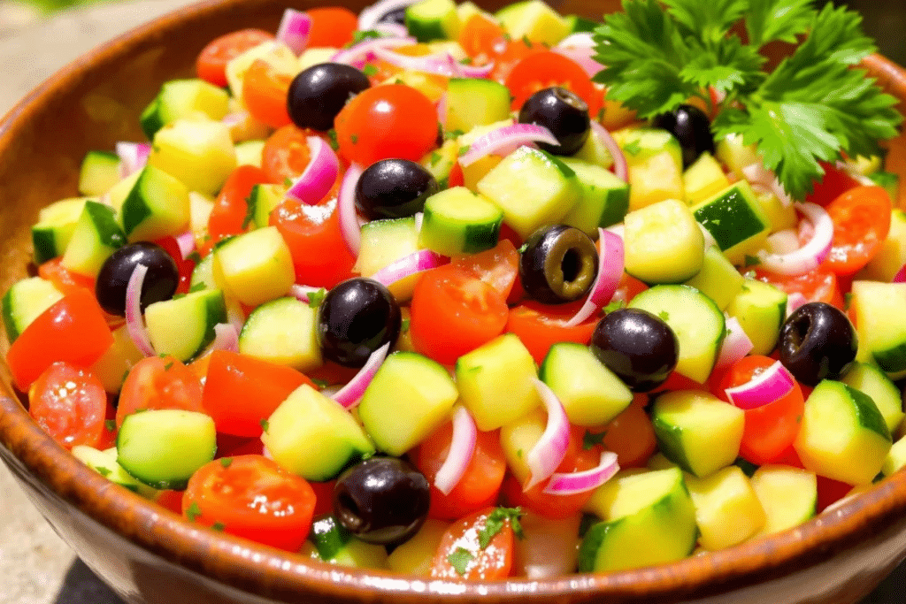 Cucumber Tomato Salad