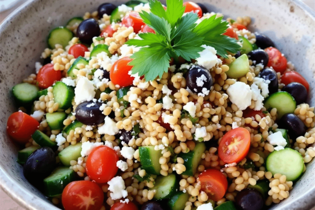 Farro Mediterranean Salad
