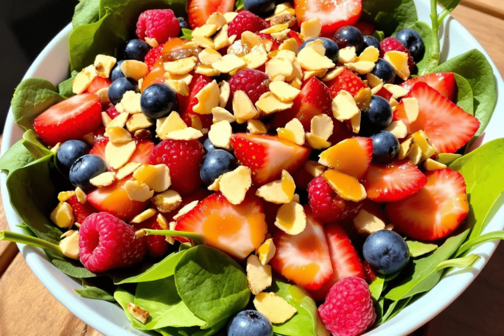 Fresh Berry Spinach Salad