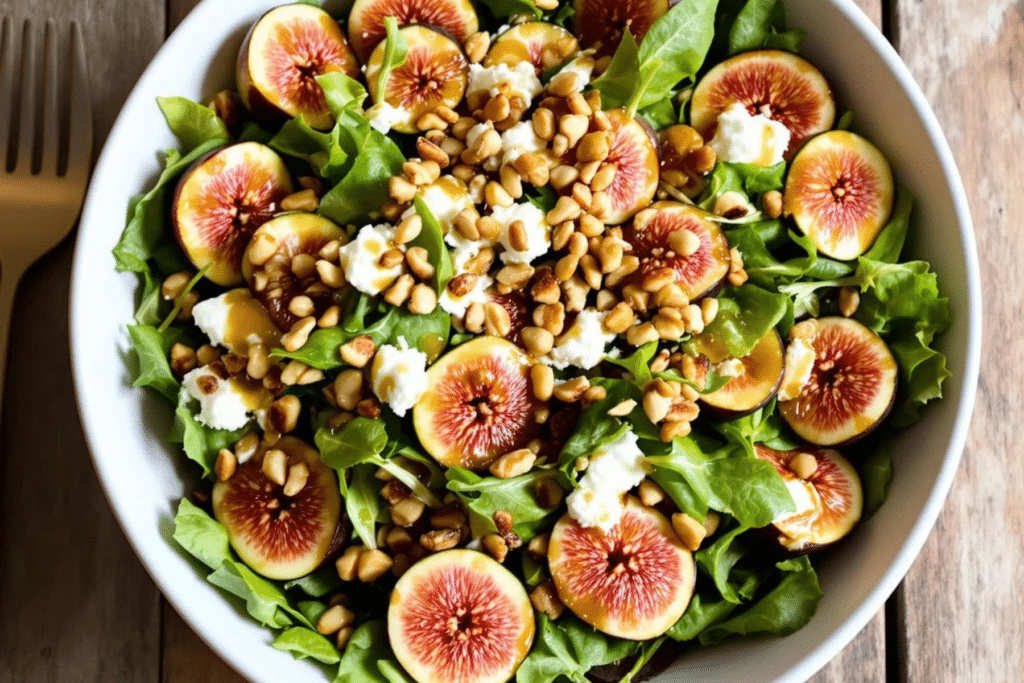 Fresh Fig Goat Cheese Salad