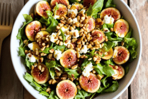 Fresh Fig Goat Cheese Salad