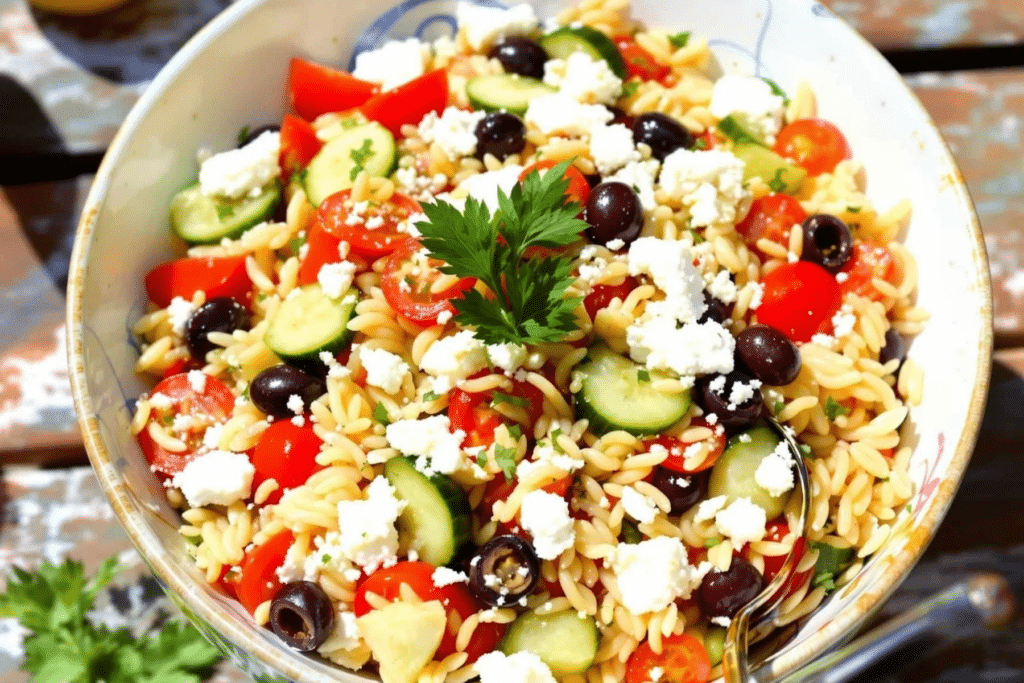 Greek Orzo Salad