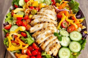 Grilled Chicken Garden Salad