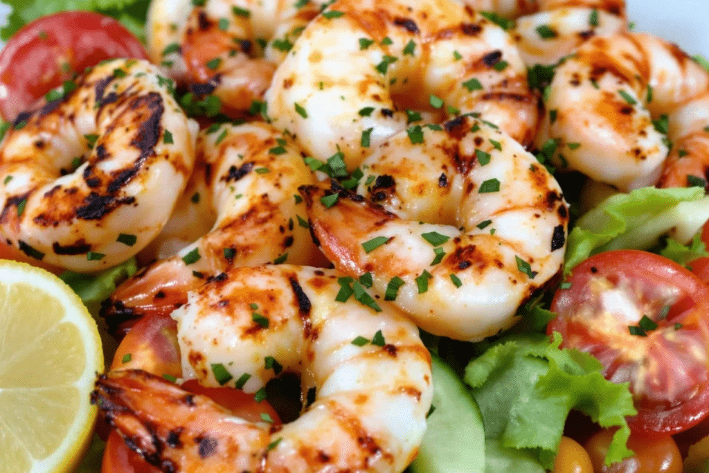 Grilled Shrimp with Garlic and Herbs