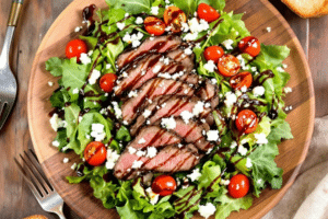 Grilled Steak and Blue Cheese Salad