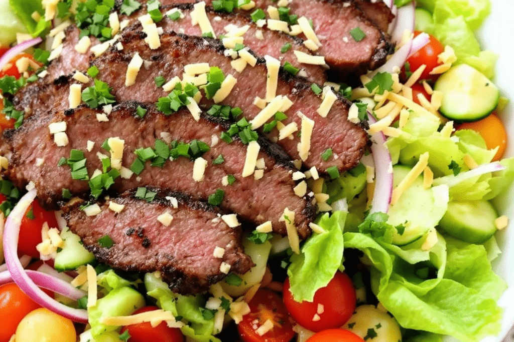 Grilled Steakhouse Chopped Salad
