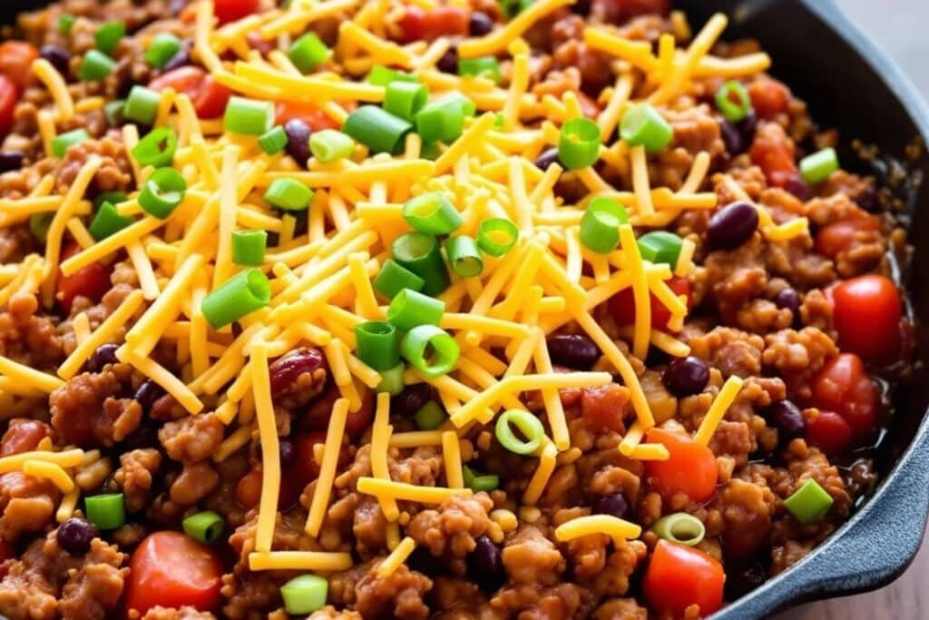 Ground Beef Chili Skillet