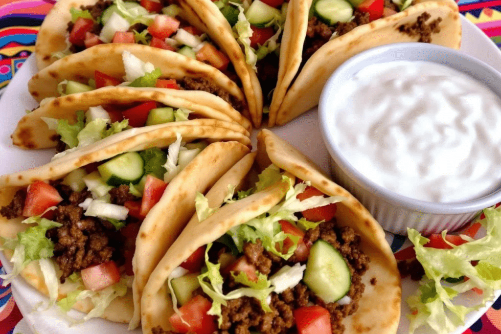 Ground Beef Pita Pockets