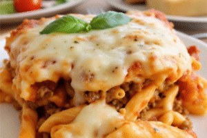 Ground Beef Pizza Pasta