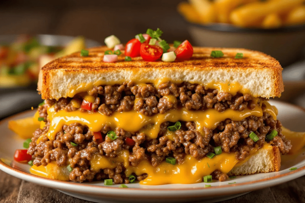 Ground Beef Sandwich Melts