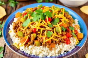 Ground Beef Tex Mex Rice