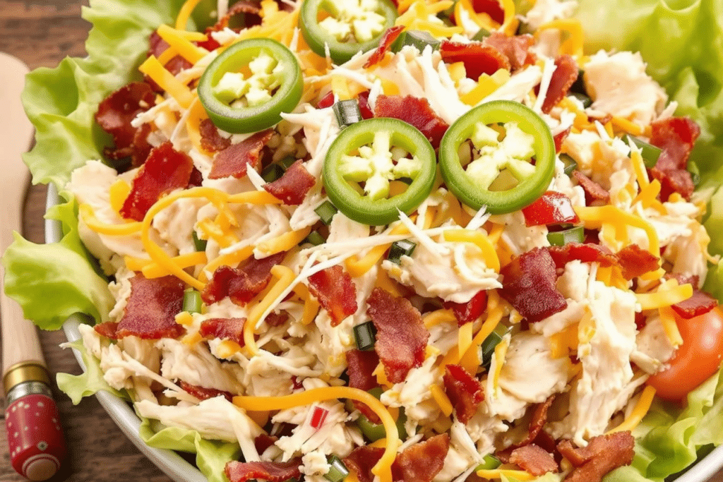 Jalapeño Popper Chicken Salad