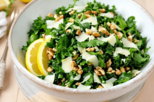 Lemon Parmesan Kale Salad