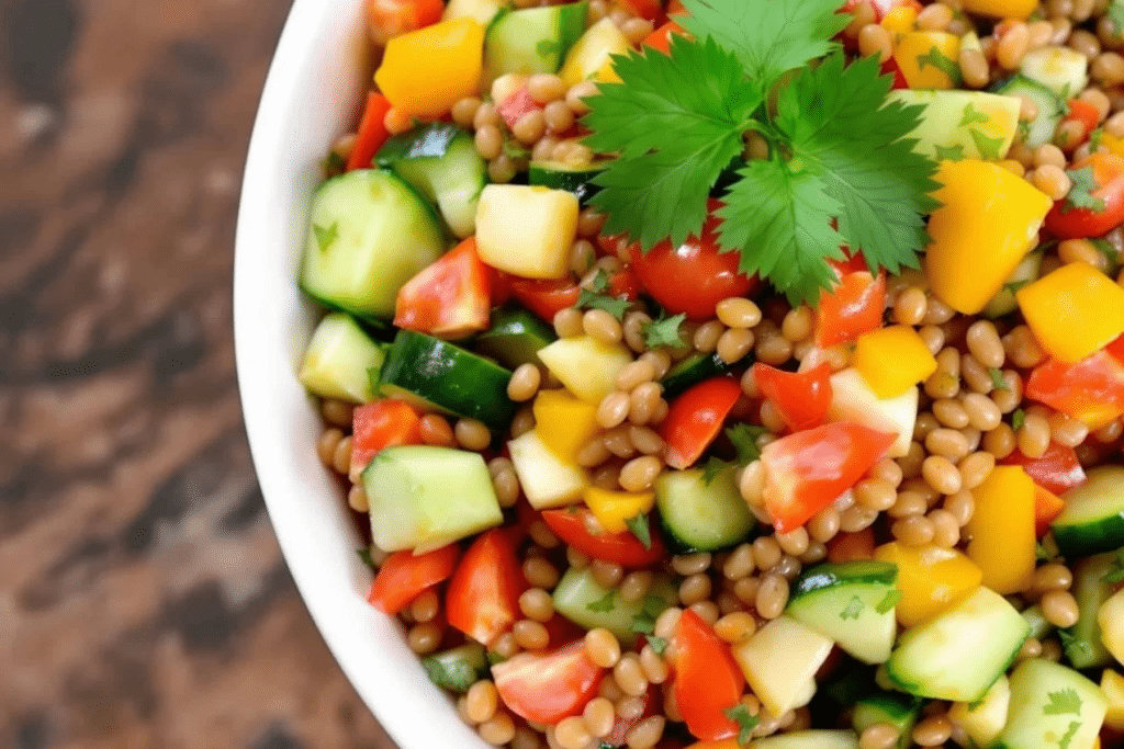 Lentil Veggie Salad