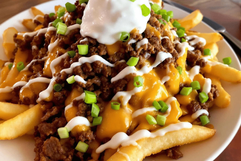 Loaded Beef French Fries