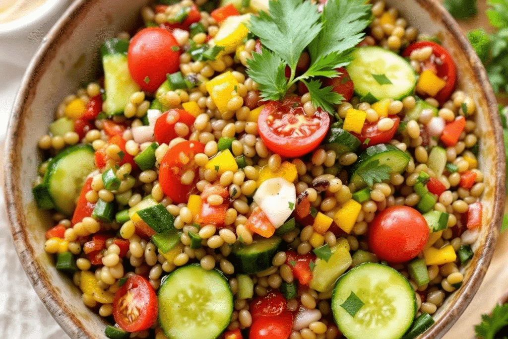 Mediterranean Lentil Salad